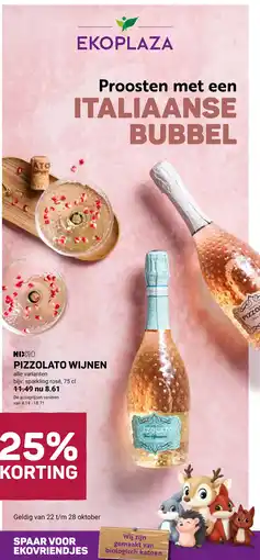 Ekoplaza Pizzolato wijnen aanbieding