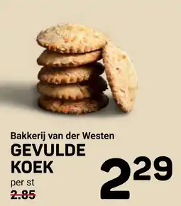 Ekoplaza Bakkerij van der Westen Gevulde Koek aanbieding