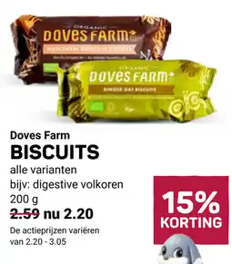 Ekoplaza Doves Farm Biscuits aanbieding