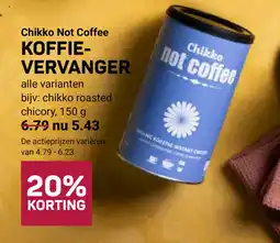 Ekoplaza Chikko Not Coffee koffie vervanger aanbieding