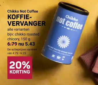 Ekoplaza Chikko Not Coffee koffie vervanger aanbieding