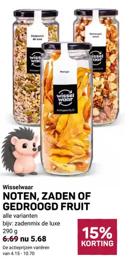 Ekoplaza Wisselwaar Noten, zaden of gedroogd fruit aanbieding