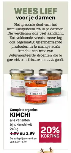 Ekoplaza Completeorganicskimch Kimchi aanbieding