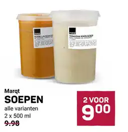 Ekoplaza Marqt Soepen aanbieding