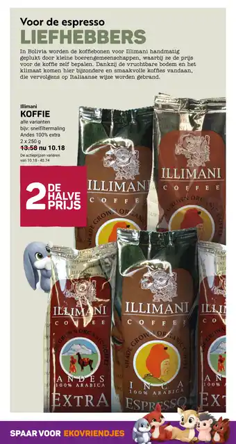 Ekoplaza Illimani Koffie aanbieding