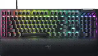 Coolblue Razer BlackWidow V4 Mechanisch Gaming Toetsenbord Yellow Switch Qwerty aanbieding