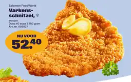 Bidfood Salomon Food World Varkens schnitzel aanbieding