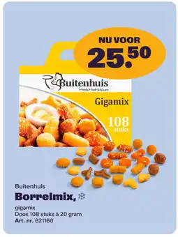 Bidfood Buitenhuis Borrelmix aanbieding