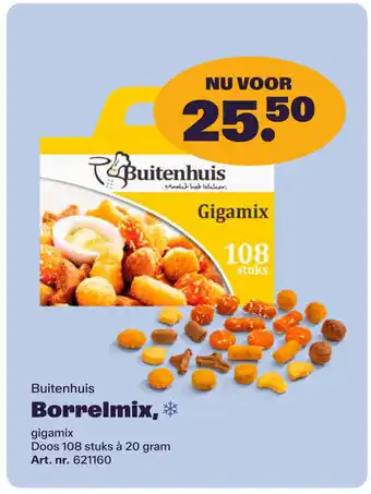 Bidfood Buitenhuis Borrelmix aanbieding