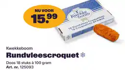 Bidfood Kwekke boom Rundvleescroquet aanbieding