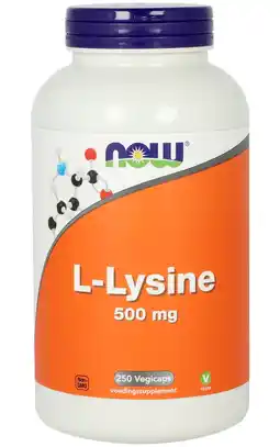 De Online Drogist Now L Lysine 500mg Capsules aanbieding