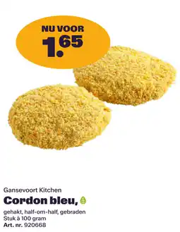 Bidfood Gansevoort Kitchen Cordon bleu aanbieding
