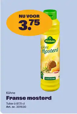 Bidfood Kühne Franse mosterd aanbieding
