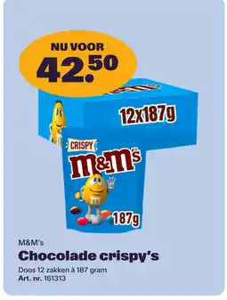 Bidfood M&M's Chocolade crispy's aanbieding