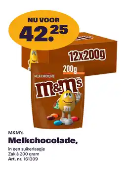Bidfood M&M's Melkchocolade, aanbieding