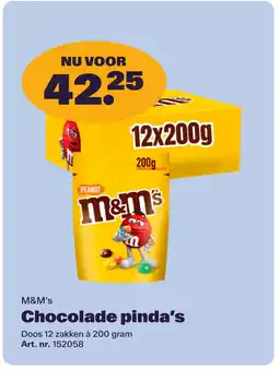 Bidfood M&M's Chocolade pinda's aanbieding