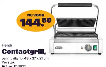 Bidfood Hendi Contactgrill, aanbieding