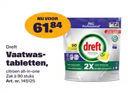 Bidfood Dreft Vaatwas tabletten aanbieding