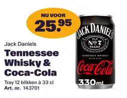 Bidfood Jack Daniels Tennessee Whisky & Coca-Cola aanbieding