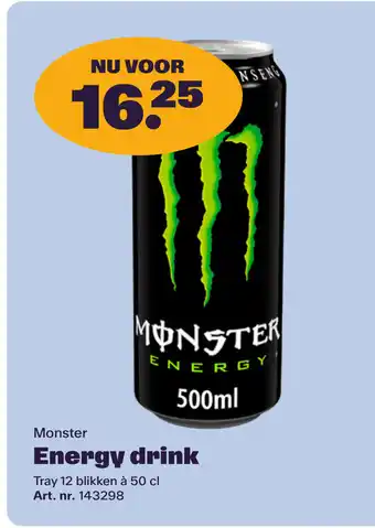 Bidfood Monster Energy drink aanbieding