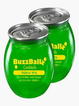 Flink BuzzBallz Tequila Rita 13.5% 20cl 2x aanbieding