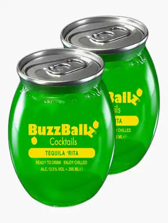 Flink BuzzBallz Tequila Rita 13.5% 20cl 2x aanbieding