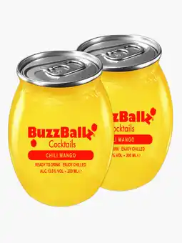 Flink BuzzBallz Chili Mango 13.5% 20cl 2x aanbieding