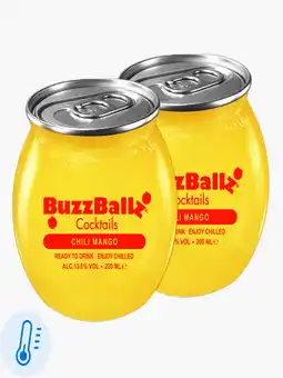 Flink BuzzBallz Chili Mango 13.5% 20cl 2x aanbieding