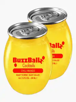 Flink BuzzBallz Chili Mango 13.5% 20cl 2x aanbieding