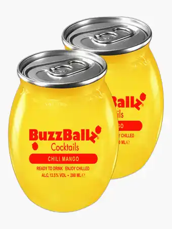 Flink BuzzBallz Chili Mango 13.5% 20cl 2x aanbieding