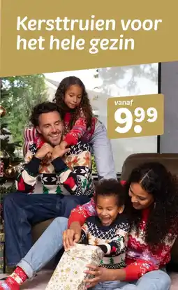 Wibra Kersttruien voor het hele gezin aanbieding