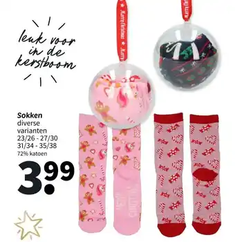 Wibra Sokken aanbieding