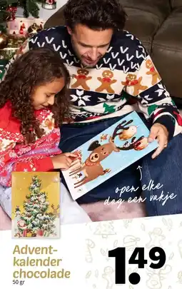 Wibra Advent- kalender chocolade aanbieding