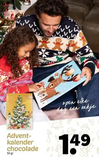 Wibra Advent- kalender chocolade aanbieding