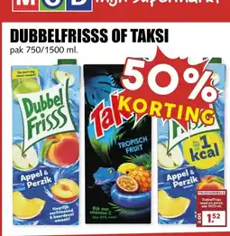 MCD Supermarkt DUBBELFRISSS OF TAKSI aanbieding