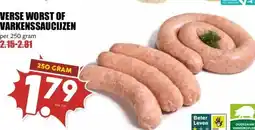 MCD Supermarkt VERSE WORST OF VARKENSSAUCIJZEN aanbieding