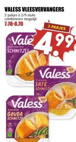 MCD Supermarkt VALESS VLEESVERVANGERS aanbieding