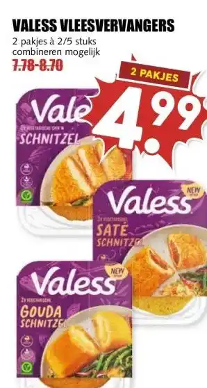 MCD Supermarkt VALESS VLEESVERVANGERS aanbieding