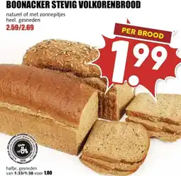 MCD Supermarkt BOONACKER STEVIG VOLKORENBROOD aanbieding
