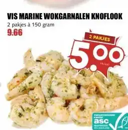 MCD Supermarkt VIS MARINE WOKGARNALEN KNOFLOOK aanbieding