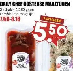 MCD Supermarkt DAILY CHEF OOSTERSE MAALTIJDEN aanbieding