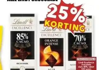 MCD Supermarkt ALLE LINDT CHOCOLADE aanbieding