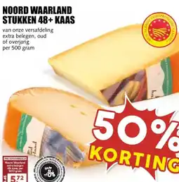 MCD Supermarkt NOORD WAARLAND STUKKEN 48+ KAAS aanbieding