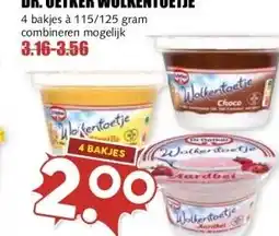 MCD Supermarkt DR. OETKER WOLKENTOETJE aanbieding