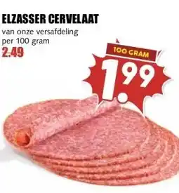 MCD Supermarkt ELZASSER CERVELAAT aanbieding