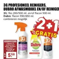 MCD Supermarkt 3G PROFESIONEEL REINIGERS, DUBRO AFWASMIDDEL EN/OF REINIGERS aanbieding