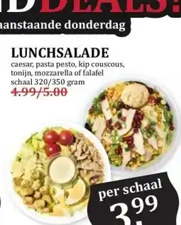 MCD Supermarkt LUNCHSALADE aanbieding