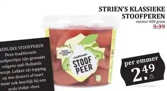 MCD Supermarkt STRIEN'S KLASSIEKE STOOFPEREN aanbieding