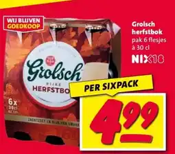 Nettorama Grolsch herfstbok pak aanbieding