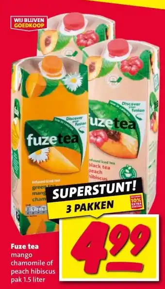 Nettorama Fuze tea mango aanbieding